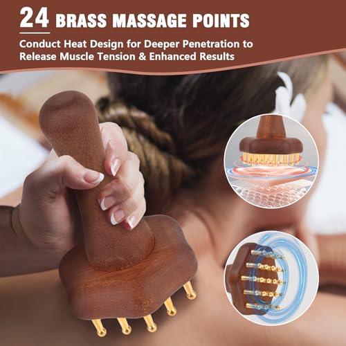Wood Therapy Massage Tools,Lymphatic Drainage Massager Helps Reduce Cellulite for Belly Arms & Legs, Anti Cellulite Massager Body Sculpting Tools for Body Contouring & Muscle Relief - Image 4