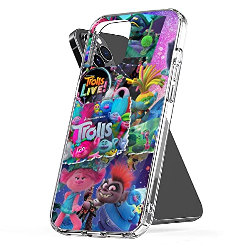 Phone Case Compatible With Iphone 14 Samsung Galaxy 15 Trolls 11 Collage Pro Max 7 8 X Xr 12 Se 2020 13 14 Scratch Accessories Waterproof Transparent #TOP7