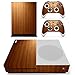 Produktbild DOTBUY Xbox ONE S Design Folie Vinyl Aufkleber für Konsole + 2 Controller + Kamera Skin Sticker Set (Wood Brown)