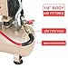 Hromee 1/4-Inch x 100 Feet Polyurethane Air Hose with Bend Restrictors PU Compressor Hose with 1/4