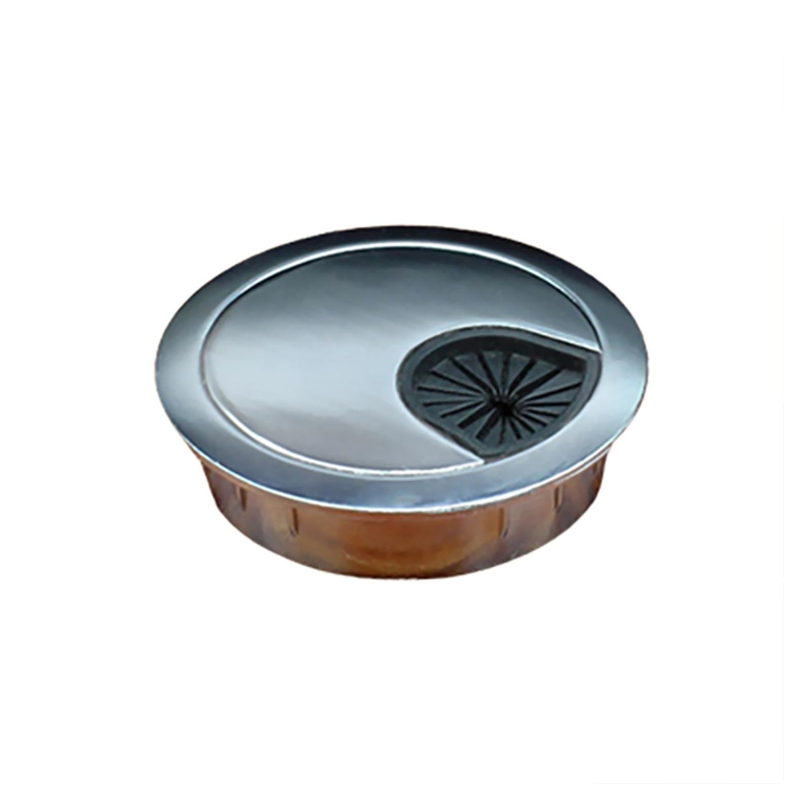 Kable na biurko 50/60/80 mm, do organizera biurowego (srebrny, 80 mm)