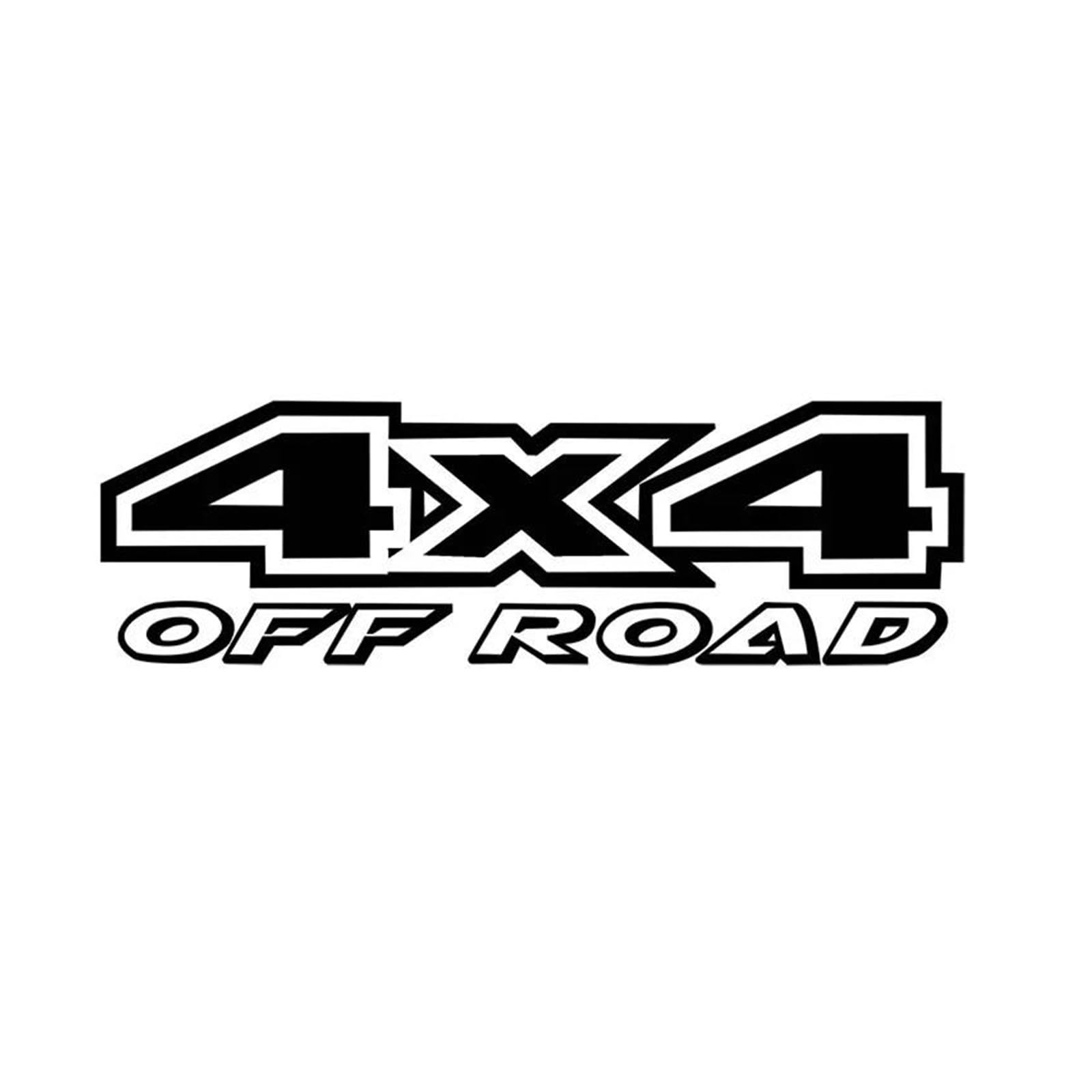 Decoration 4X4 Off Road Car Sticker Auto Body Bumper Windows Motorcycle Film Decal Tuning Accessories(Black)