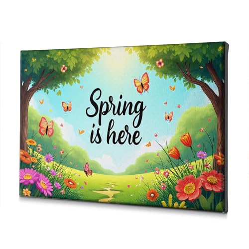 Tableau décoratif sur toile The Chosen impression artistique premium fleurs de printemps