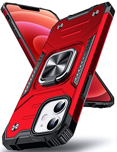 Coque antichoc de qualité militaire pour iPhone 12 Mini avec support bague