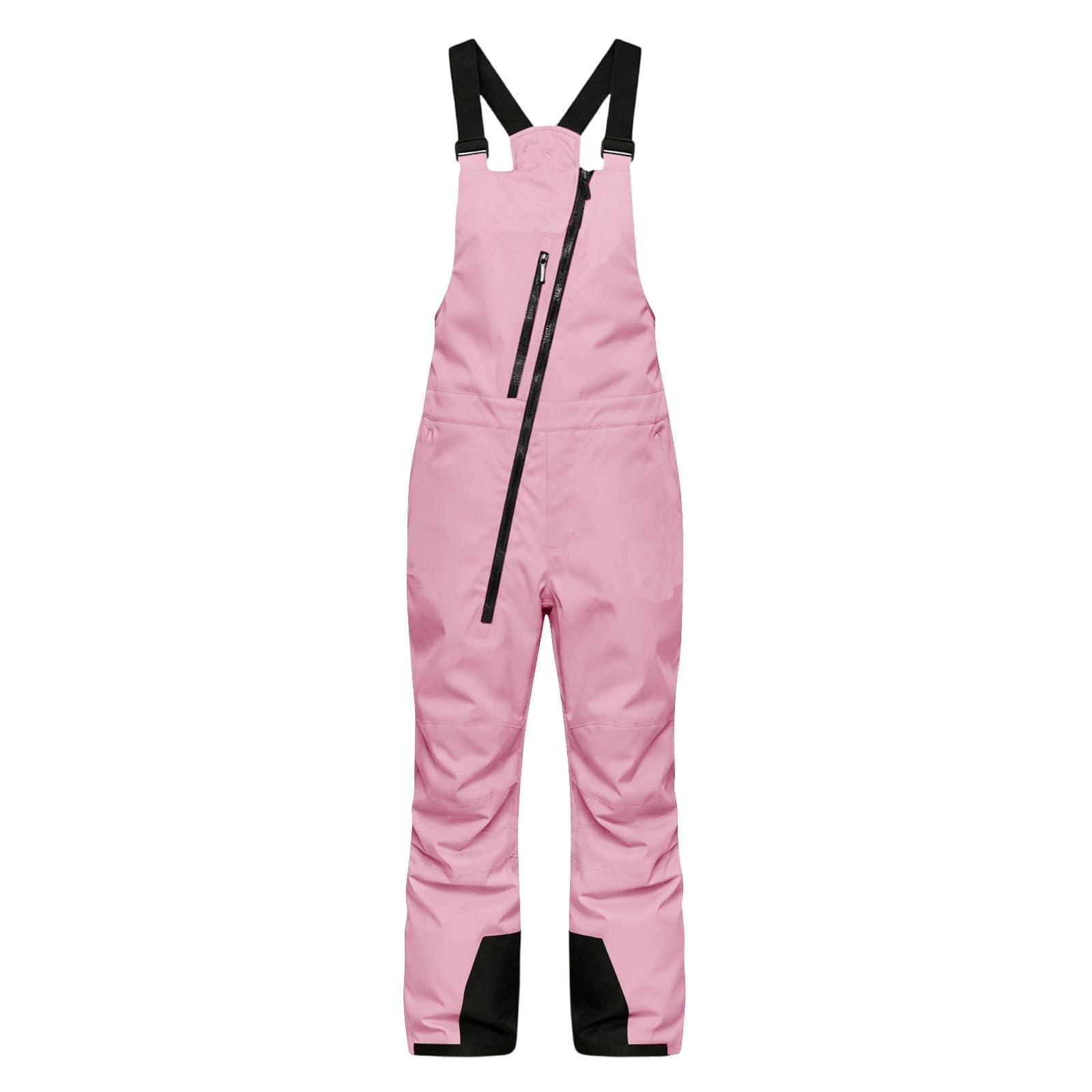 Pantaloni da neve per bambini, impermeabili, con elementi riflettenti, con cerniera, con tasche, traspiranti, termici, caldi, invernali, per attività all'aria aperta