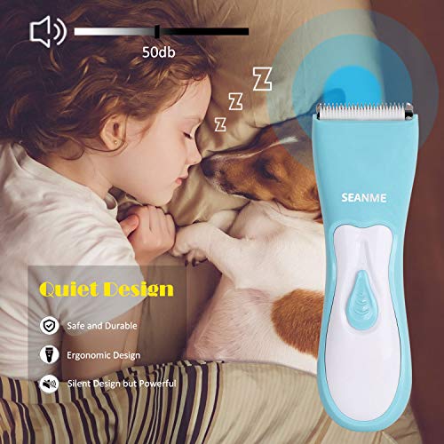 Dog Clippers, 2020 New Upgrade Dog Grooming Clippers Kit with Double Blades Washable Professional Electric Trimmer Set Rechargeable Cat Trimmer Low Noise Shaver for Pets/Dogs/Cats/Rabbits and More Ani