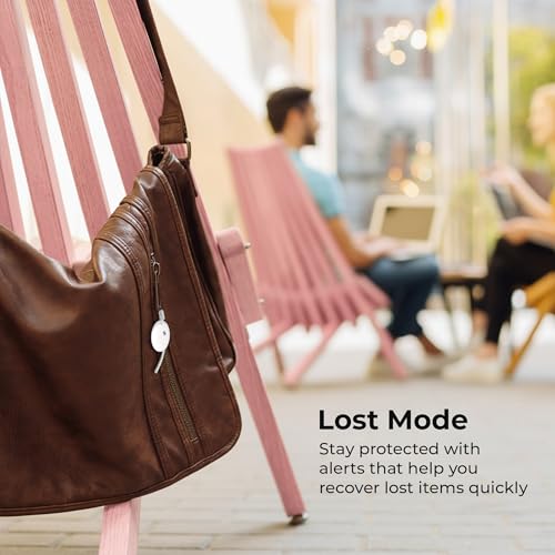 Image of Zebronics Smart Finder Tag (Android Only), Google Find Hub Compatible, Ring to Find, Lost Mode & Real Time Item Tracking, Quick Setup, 1 Year Battery Backup, Lanyard Included (Loshall Tag, White)