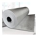 Nombreuses applications : Notre film isolant réfléchissant double face en aluminium convient à l’isolation des trappes de grenier, des portes de garage, des clapiers, des toitures, sols et fenêtres de serres. Il peut également être utilisé derrière les radiateurs, sur les pare-brise des camping-cars et caravanes, sur les murs des chalets, à l’intérieur des abris de jardin, etc.