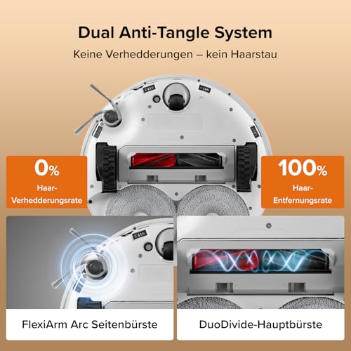 roborock Qrevo Edge 2 Saugroboter mit Wischfunktion, 25.000Pa Saugkraft – Ansicht 5