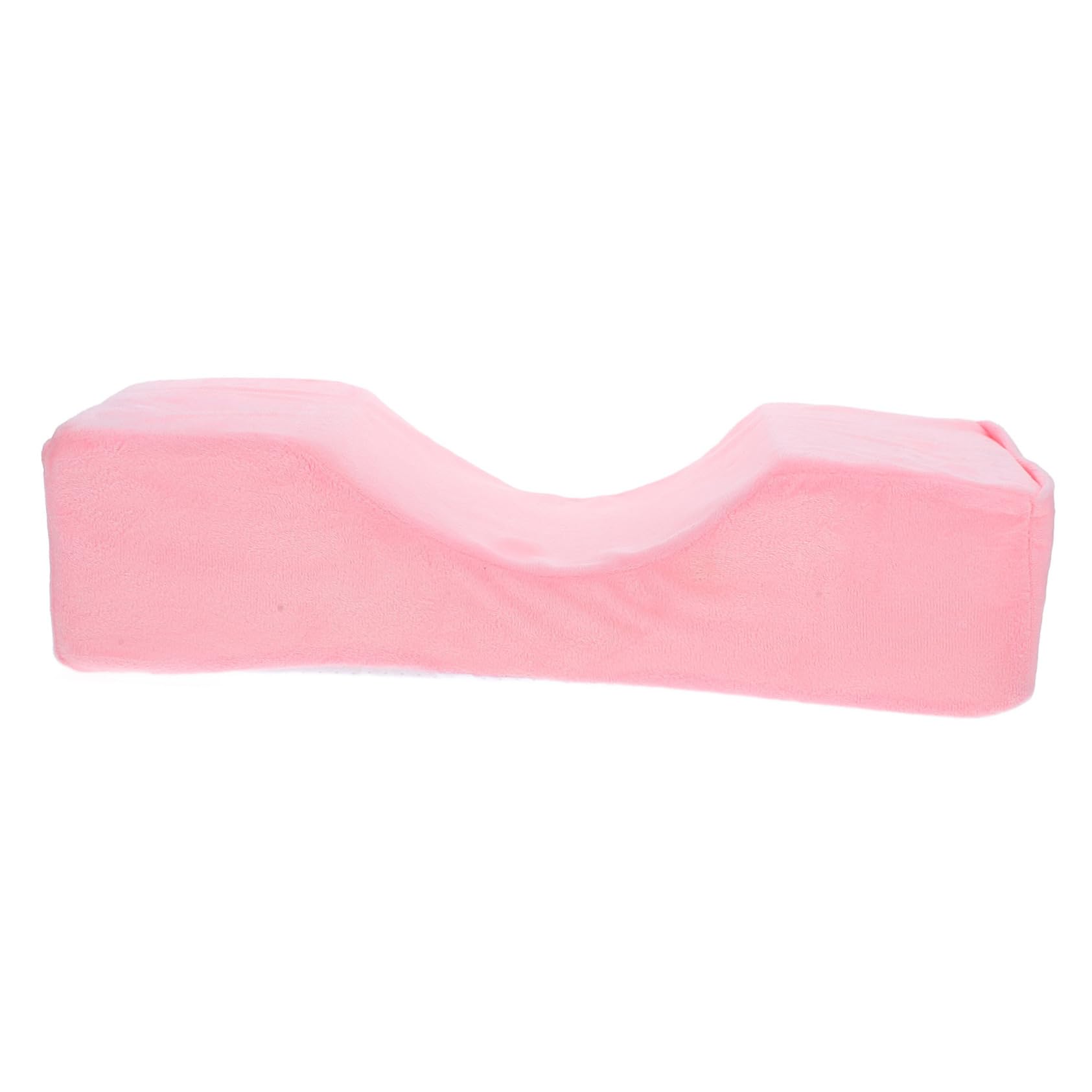 AUTSUPPL Beauty Flat Neck Pillow False Eyelashes Massage Table Massaging Pillow Fake Lashes Pillows for Bed False Lashes Pillow for Eyelash Extensions Massage Headrests Pink Memory Foam