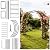 Vioranex Black Heavy Duty Galvanized Steel Garden Arch - 7 Feet Tall, Iron Trellis for Climbing Plants, Wedding Arch, Outdoor Patio Decor, 82.6" W x 92" H