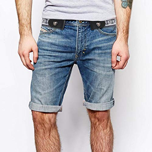 Volwco Cintura Senza Fibbia per Uomo Donna