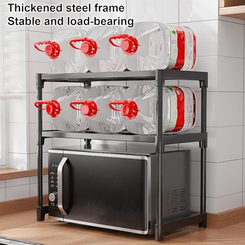 Étagère à micro-ondes pour organiser les ustensiles de cuisine encombrants