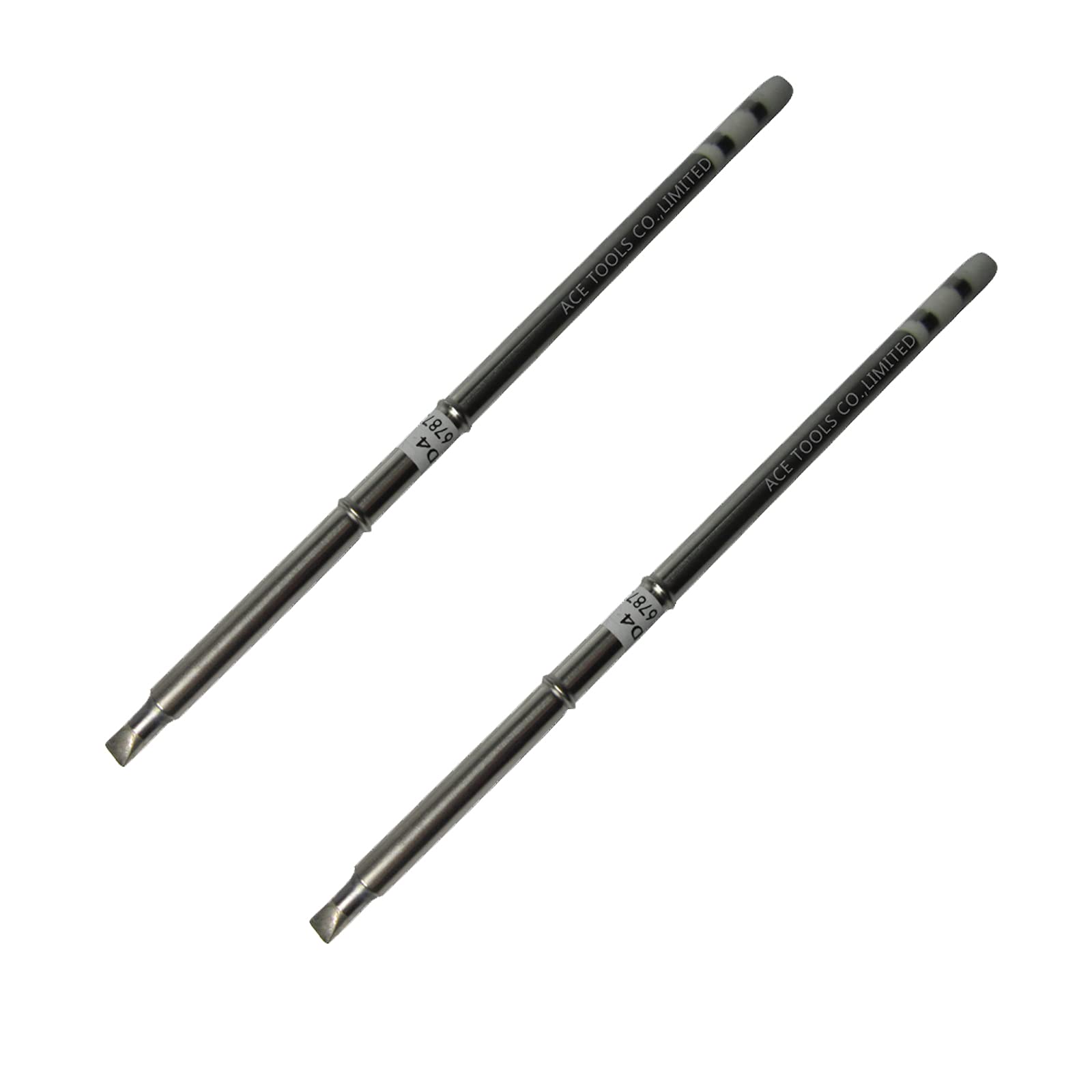 T15-D4 Chisel Screwdriver 4mm Soldering Tip for FX-9501 FM-2028 FM-2027 FM-2021 FX-950 FX-951 FX-952 FM-202 FM-203 FM-204 FM-206 ACE Tips (2)