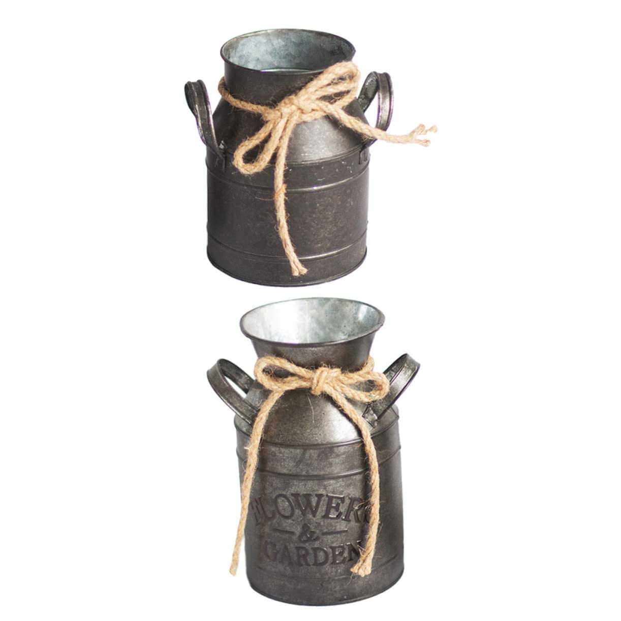 Alipis 2pcs Vintage Flower Bucket Creative Pot Container for Home Office Garden Balcony Unique Retro Design Flower Holder for Various Occasions