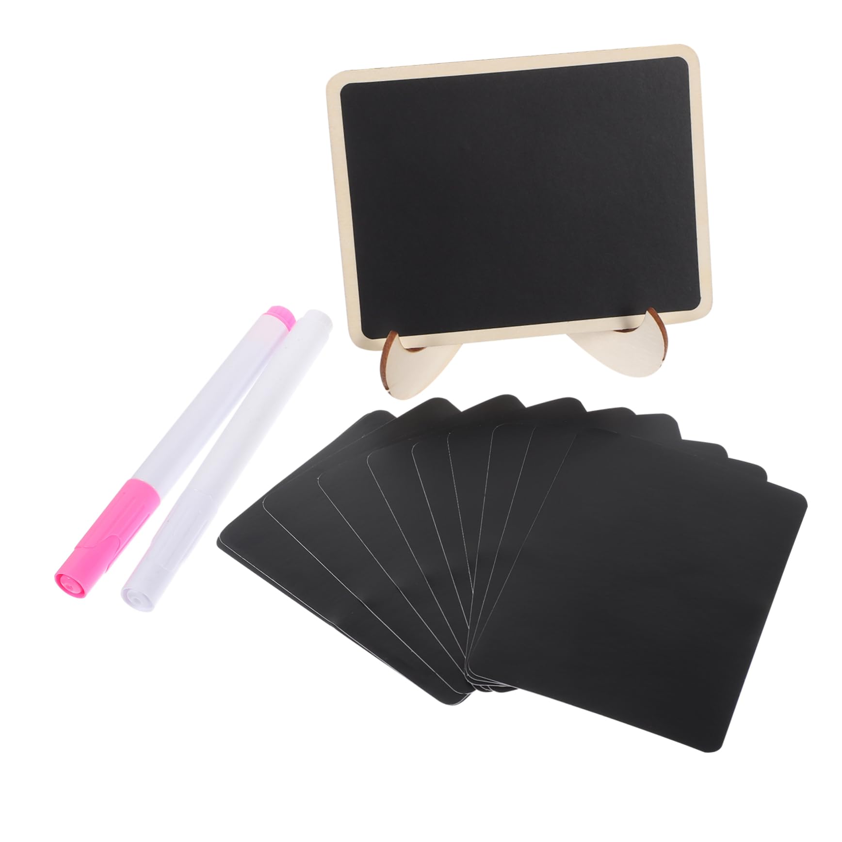 NUOBESTY 3sätze Mini Kreidetafel Mit Standfuß Kleine Beschriftungstafeln Für Hochzeiten Buffets Und Geschäfte Wiederverwendbare Abwischbare Mini- Für Kreative Deko Und -nachrichten