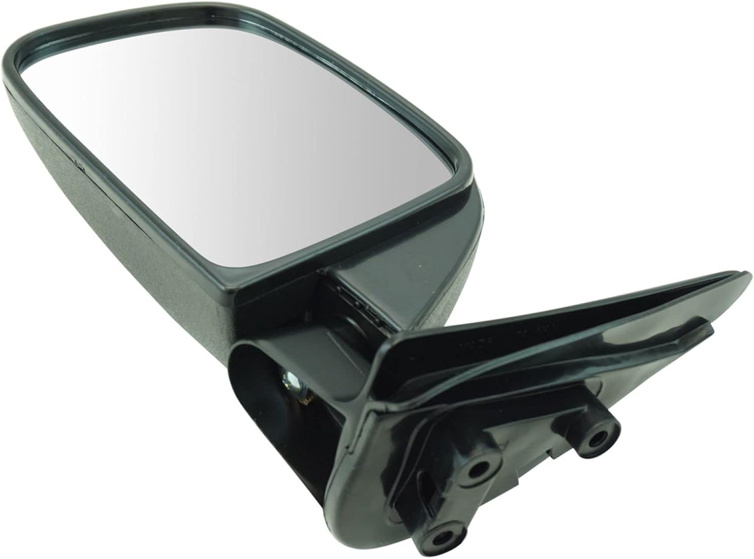 TRQ Driver and Passenger Side Manual Mirror Set Textured Black Compatible with 1989-1995 Toyota Pickup TO1320112 TO1321112