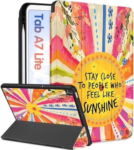 Coque Samsung Galaxy Tab A7 Lite anti-rayures avec veille automatique et support