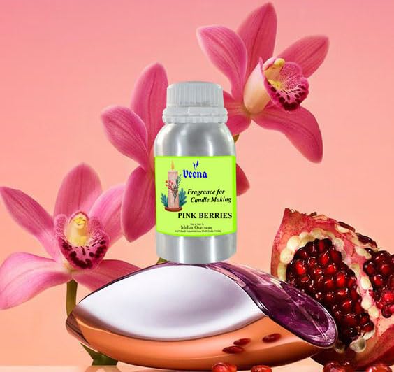 Image of Pink Berries Fragrance Oil Essential oil for Candle Making Soap Making Slime, Diffusers Home and Crafts 100 gm