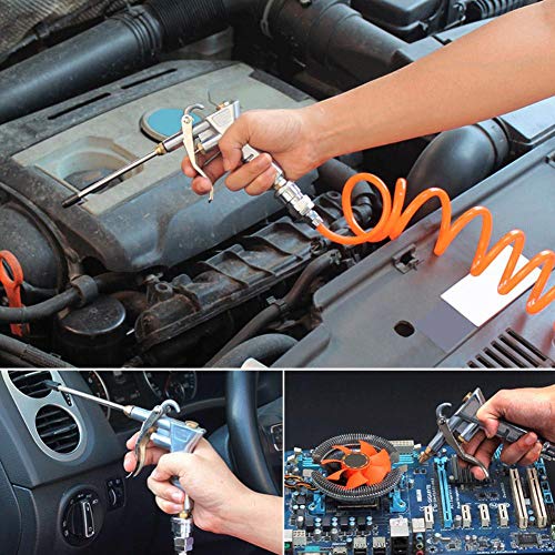 Luchtblaaspistool, 8MPa Stofblazerpistool Luchtblaasgereedschap Lange mondstuk Stofblazende computerkast Motorreiniger - Image 4