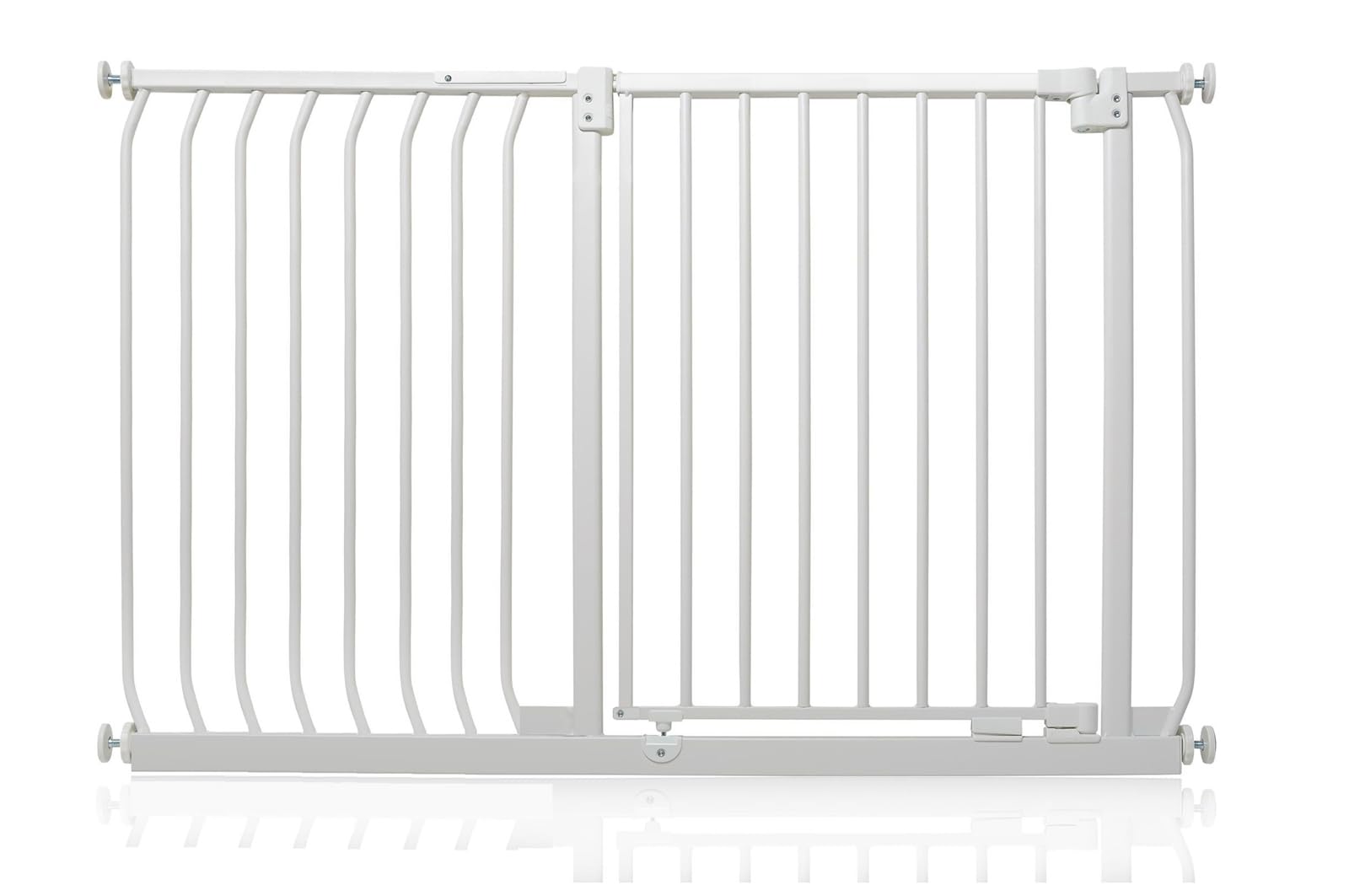 Safetots Elite Pressure Narrow Safety Gate, 65.5cm - 74.5cm, Matt White, Narrow Pressure Fit Stair Gate, Baby Gate for Doors Hallways and Spaces, Safety Barrier, Easy Installation — view 18