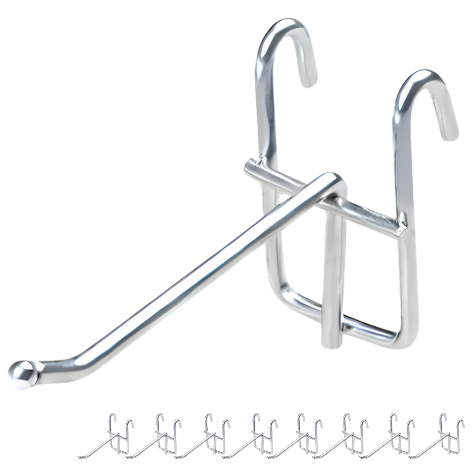 ①商品陳列 メッシュ用金属製フックφ5 長さ50mmなど20Kg分 ②商品陳列 メッシュ用金属製フックφ5 長さ50mmなど20Kg分 ②