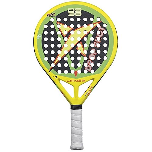 DROP SHOT Latitude 1.0 - Pala de pádel, Color Amarillo/Verde/Negro, 38 mm