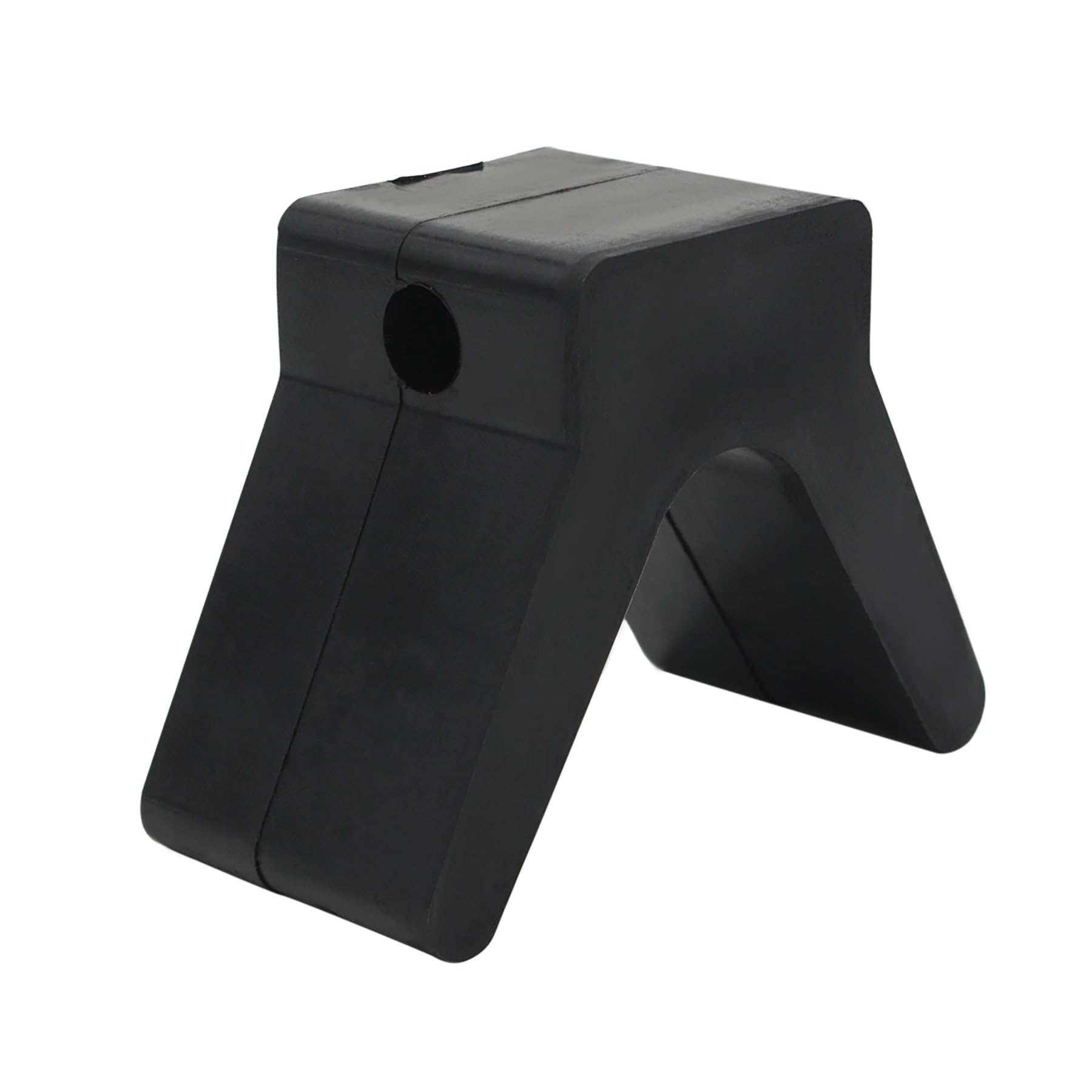 XRmarine 2 Inch Width x 4 Inch V-Span Boat Trailer Bow Stop Non-marking Polyurethane Mounting Hole 1/2 Inch