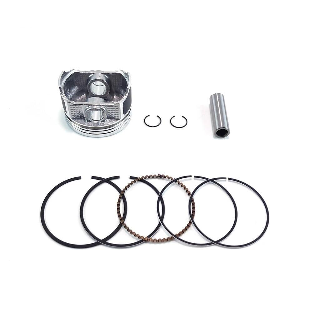 Anillo de Sellado, Junta de Base de Culata de pistón de Bloque de Kit de Cilindro de 65,5 mm Compatible con CB223S CRF230 XR230 FTR CB250D-G (Bloque de Cilindro)(Piston Rings Pin Set)