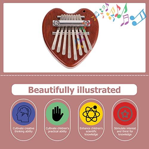 BIENKA 4 Ensembles Mini Kalimba Pouce Piano Bois 8 Touches Doigt Piano Portable Marimba Musical Petit Mignon Kalimbas… - Les Beatles, Paul McCartney, John Lennon, RIngo Starr, George Harrison BIENKA 4 Ensembles Mini Kalimba Pouce Piano Bois 8 Touches Doigt Piano Portable Marimba Musical Petit Mignon Kalimbas… – Image 6