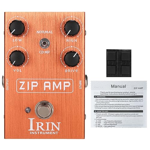 Jemora Overdrive Guitare Pédale d’effet avec Modes Normal/Compression Interrupteur à Bascule Bas/Haut/Volume/Drive 4 Boutons de Contrôle pour Guitare Électrique – ZIP AMP - Les Beatles, Paul McCartney, John Lennon, RIngo Starr, George Harrison Jemora Overdrive Guitare Pédale d'effet avec Modes Normal/Compression Interrupteur à Bascule Bas/Haut/Volume/Drive 4 Boutons de Contrôle pour Guitare Électrique - ZIP AMP – Image 8