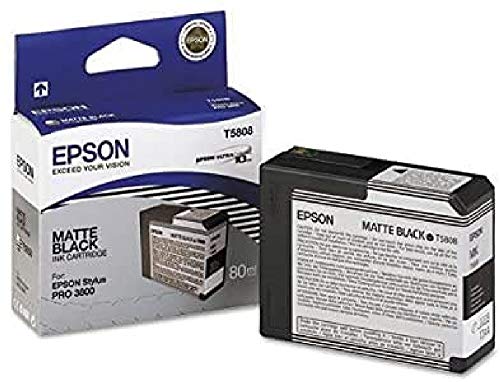 Epson T5808 UltraChrome K3 Matte Black Cartridge Ink