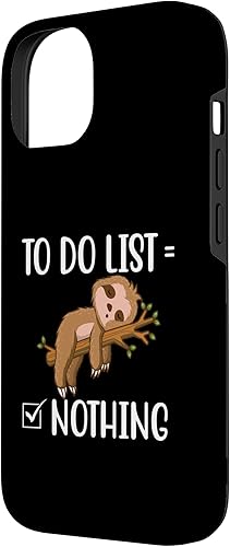 Miniatura 5 de iPhone 13 Lista de tareas pendientes - Caso de cuidador del zoológico para amantes de los animales de la vida silvestre perezoso