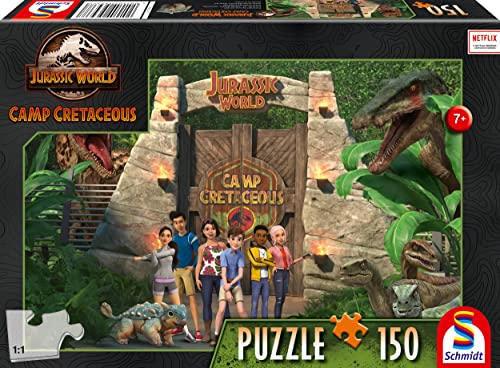 Jurassic World, Neue Abenteuer, Camp Kreidezeit, 150 Teile Kinderpuzzle