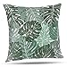 YodSHcEN 65x65 cm Dekoracyjne poszewki na poduszki Tropikalny zielony liść potworów poszewek na poduszki 26x26 Inch poszewka na poduszkę na sofę, kanapę, łóżko i samochód /I#007