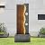 AUTODAYA 39.4" Modern Zen Faux Slate Water Fountain for Indoors or Outdoors with LED Lights, Cascading Waterfall, Tranquil Water Feature for Patio, Garden, Deck or Porch