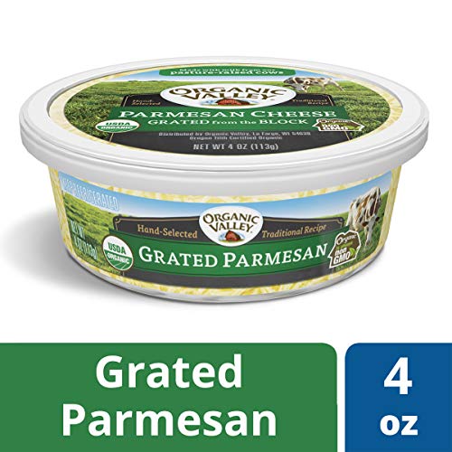 Organic Valley Grated Organic Parmesan Cheese #TOP1