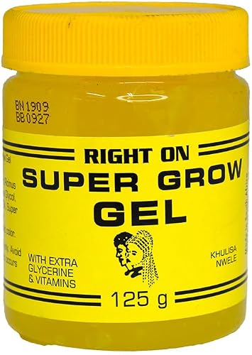 Right On Super Grow Hair Gel 125 g, Yellow