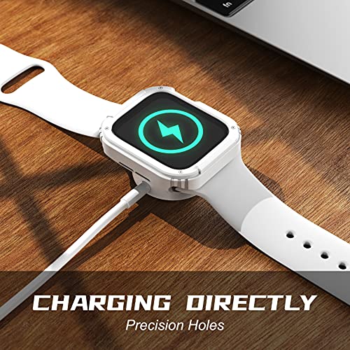 Adepoy 2 Pack Rugged Case Compatible For Apple Watch 42Mm Series 3/2/1 With Tempered Glass Screen Protector, Military All Around Hard Tpu Protective Cover Case Shockproof Bumper For Iwatch Men 42Mm #TOP5