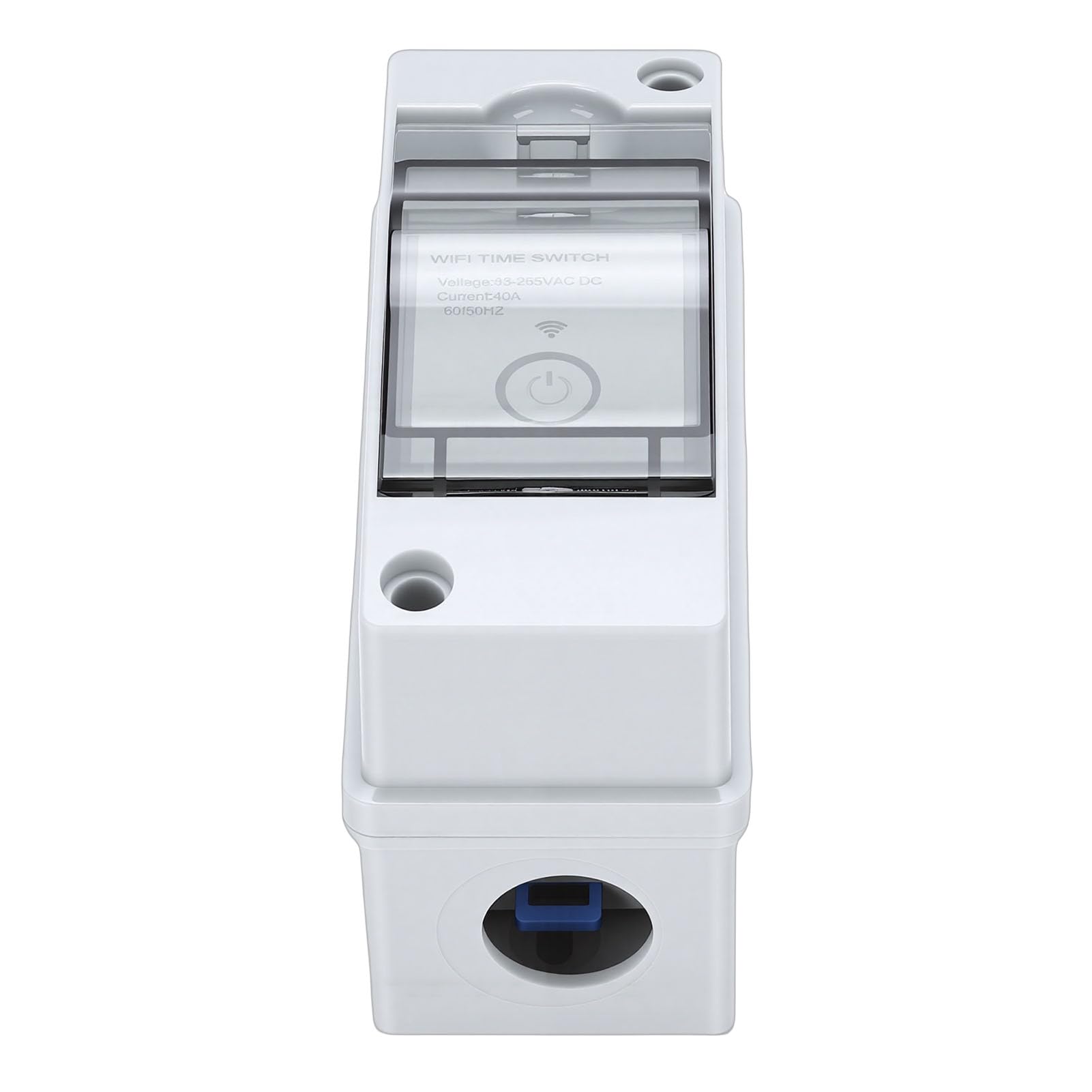 Cryfokt Disjoncteur de Télécommande Numérique Programmable Intelligent, Interrupteur Horaire WIFI pour Maison Intelligente avec Accessoires 40A