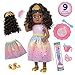 Baby Alive Princess Ellie Grows Up! Black Hair Doll for 3 Year Old Girls and Boys and Up, 18-Inch