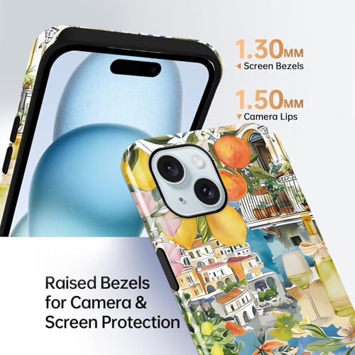 Coque iPhone 15 antichoc avec anneau MagSafe intégré et dos PC rigide - 6