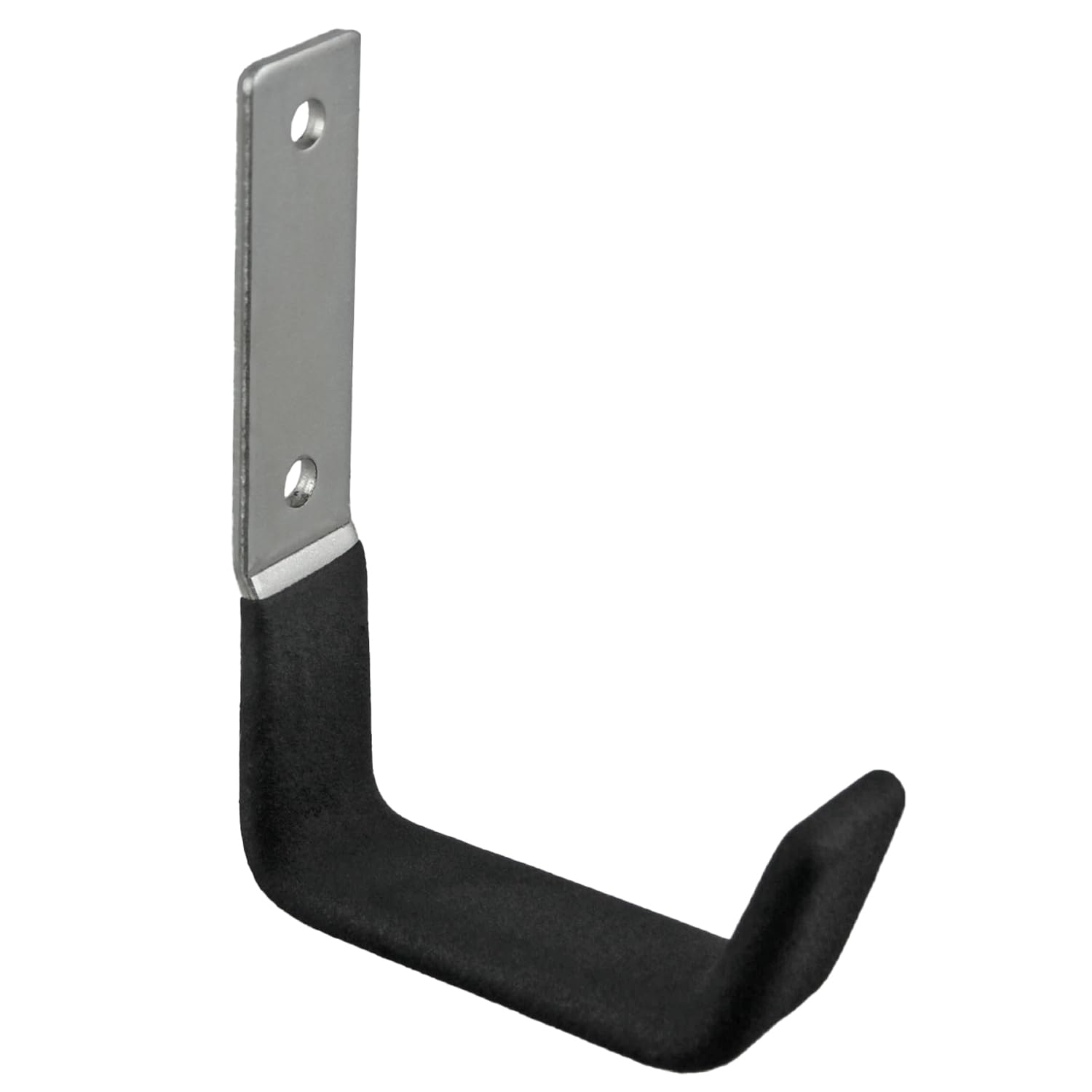 Maclean Black Mc-435 Wall Mount For Tires, Wheels, Ladders, Bicycles, And Garden Hoses | Made Of Steel | Max. Load 15 Kg | Includes Mounting Accessories (2) 15Kg