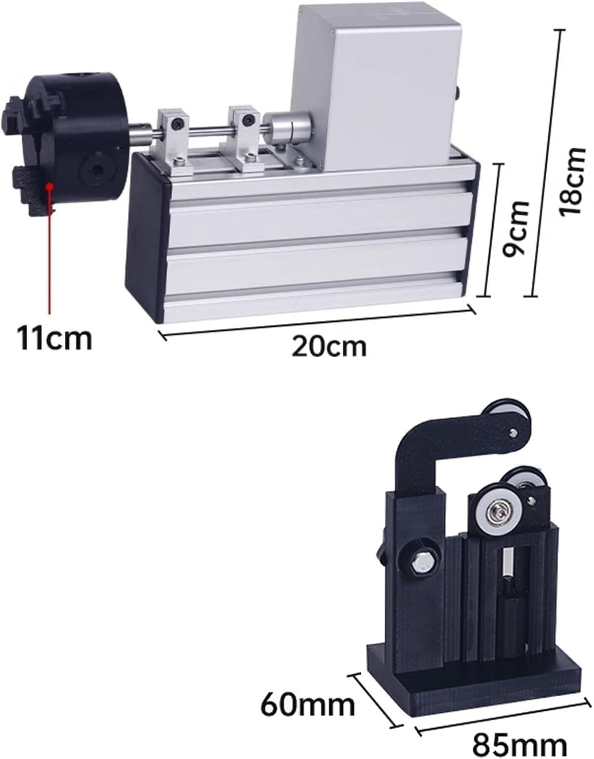 Kit de construction de canne à pêche électrique, 0 à 300 tr/min avec interrupteur à pied, rotation avant et arrière pour fabrication de cannes personnalisées