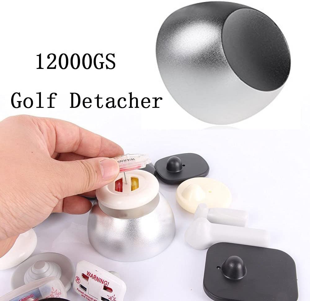 Super Tag Detacher sicurezza tag remover intensità magnetica 12000 GS Anti - Furto Argento EAS Sistema