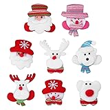 POPETPOP LED ブローチ 8個 クリスマス 発光 光る バッジ クリップ 記念品 ホリデー クリスマス パーティー誕生日 プレゼント ピカピカ かわいい ブローチ お祭り お祝い ランダム