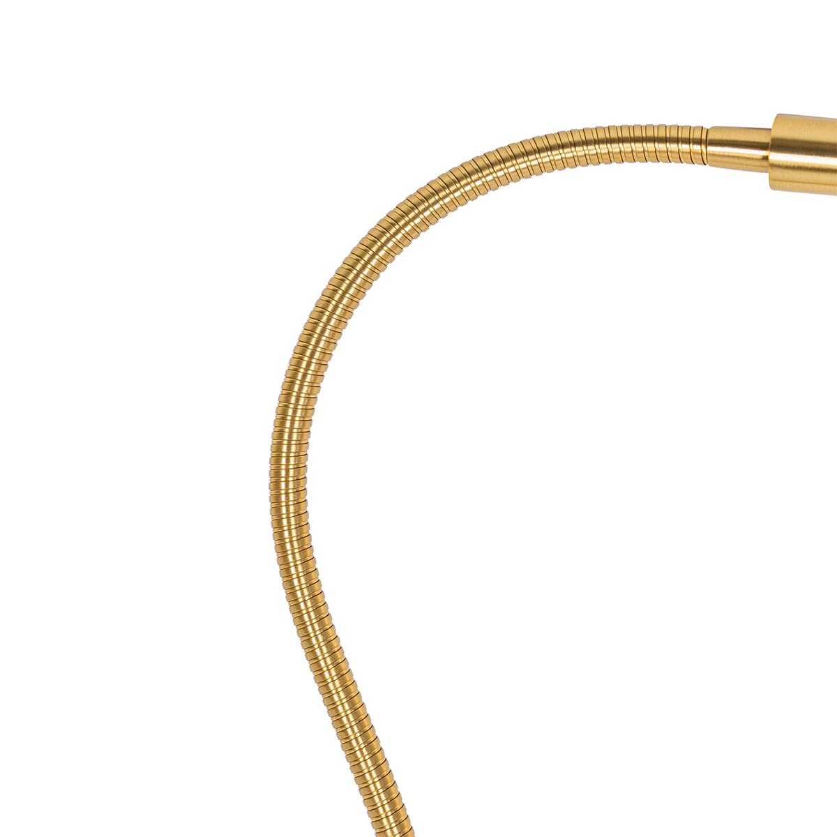 Qazqa led Modern, Minimalistisch Klemmleuchte - Lionard - Gold, inkl. 6.5W integrierter LED, 2700K, warmweiß, dimmbar, 45.5cm,
