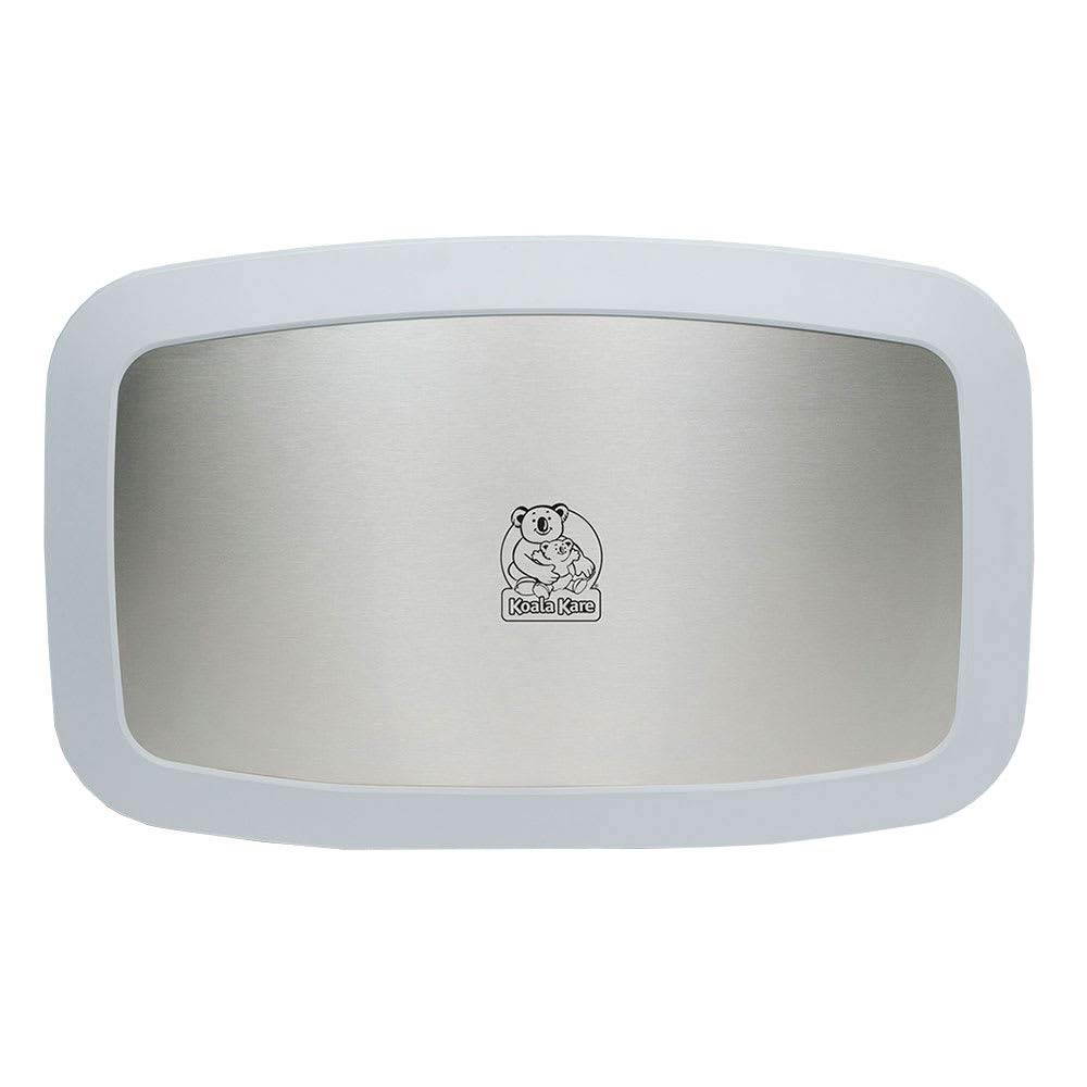Koala Kare KB200-05SS Horizontal Wall-Mounted Changing Station - Polypropylene, Stainless/White Granite