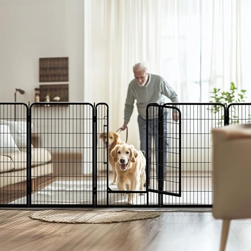 Yaheetech ペットサークル 大型犬用 高さ120cm の商品画像 8