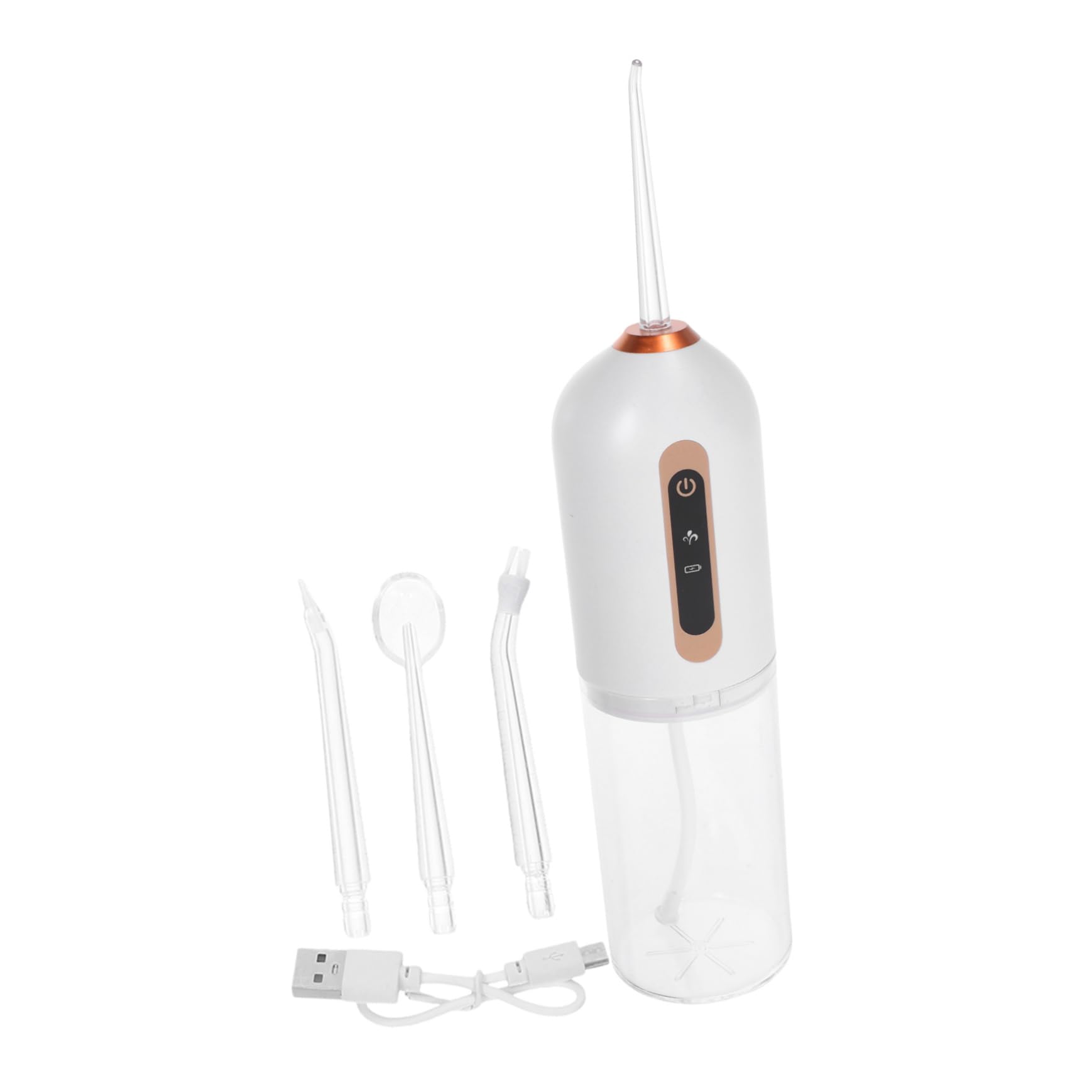 Homoyoyo Irrigador Bucal Eléctrico Portátil de Agua Hilo Dental Depósito de Recargable por USB para Viajes y Cuidado Bucal Diario
